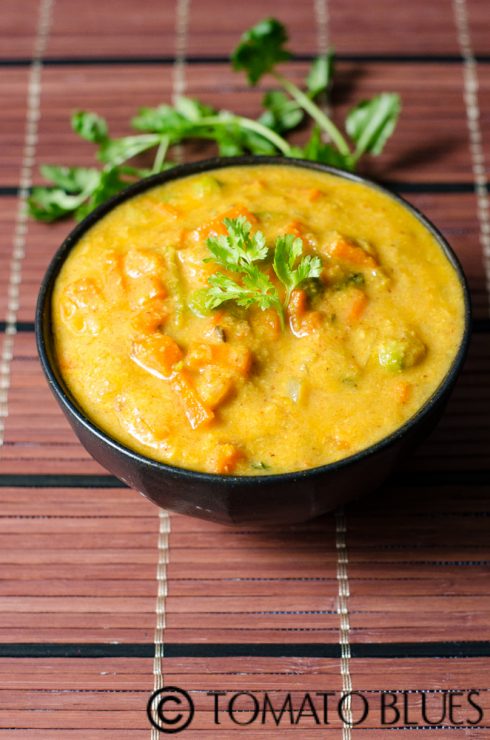 carrot peas kurma