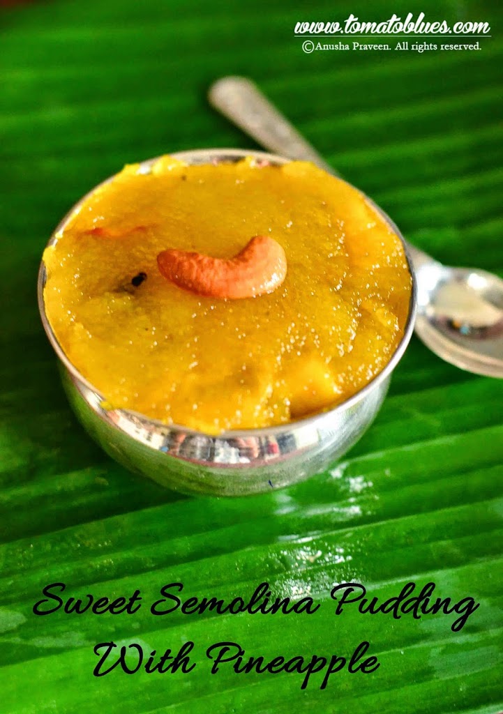 pineapple kesari bath