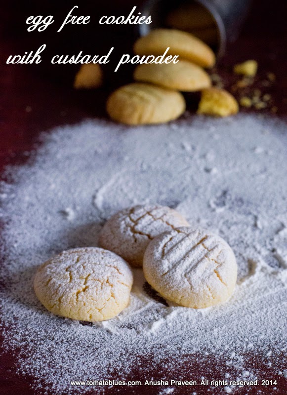 custard powder cookies 