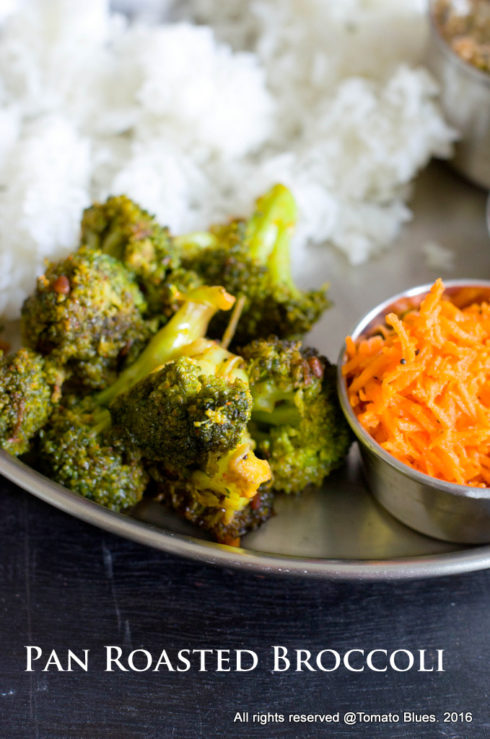 pan roasted broccoli