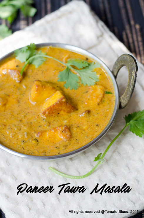 paneer tawa masala