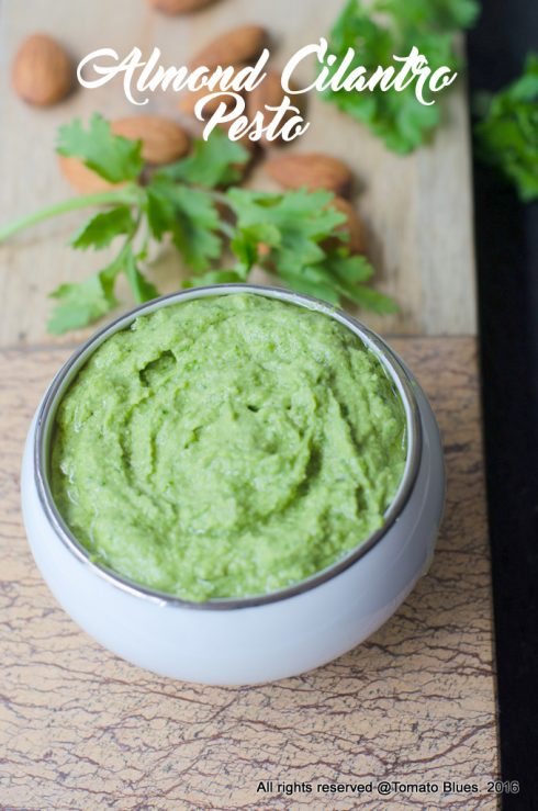 Almond Cilantro Pesto 