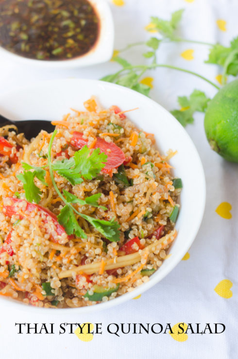 thai style quinoa salad recipe