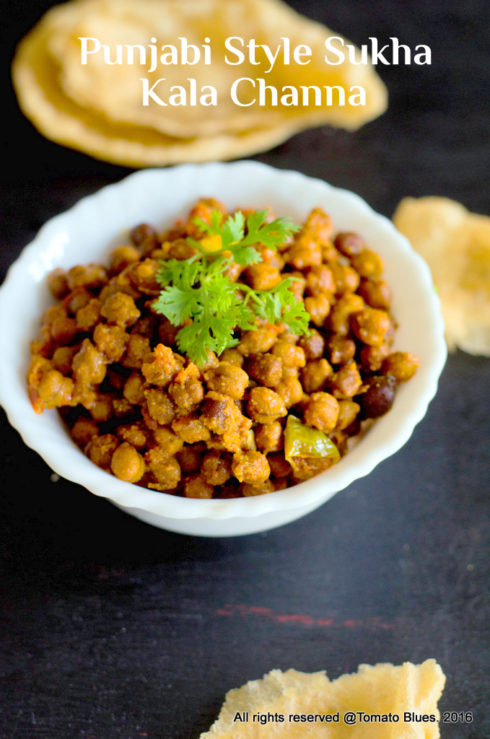 punjabi dry kala chana