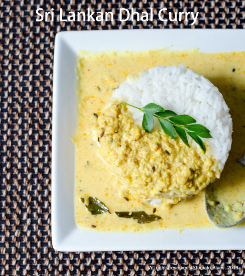 sri lankan dhal curry