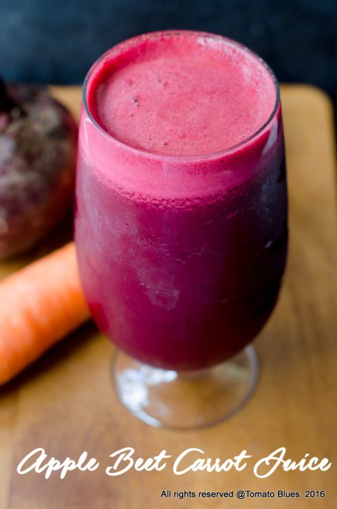 ABC juice or apple beetroot carrot juice