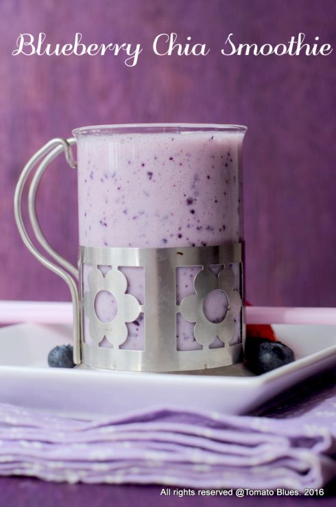 blueberry chia smoothie