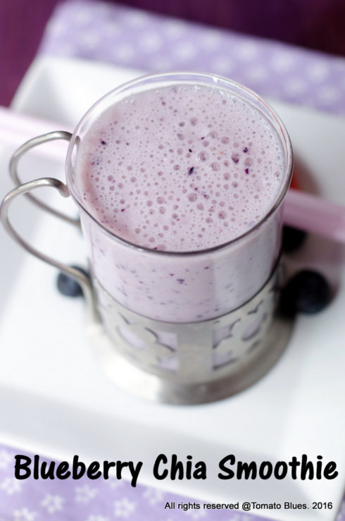 blueberry chia smoothie