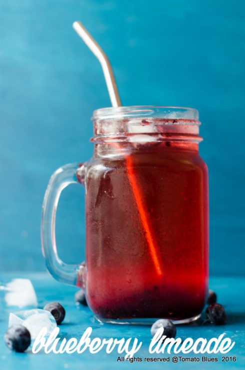 blueberry ginger limeade