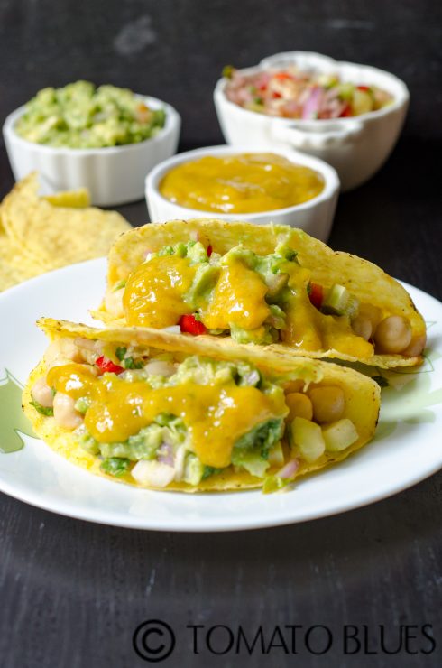 chickpea salad tacos