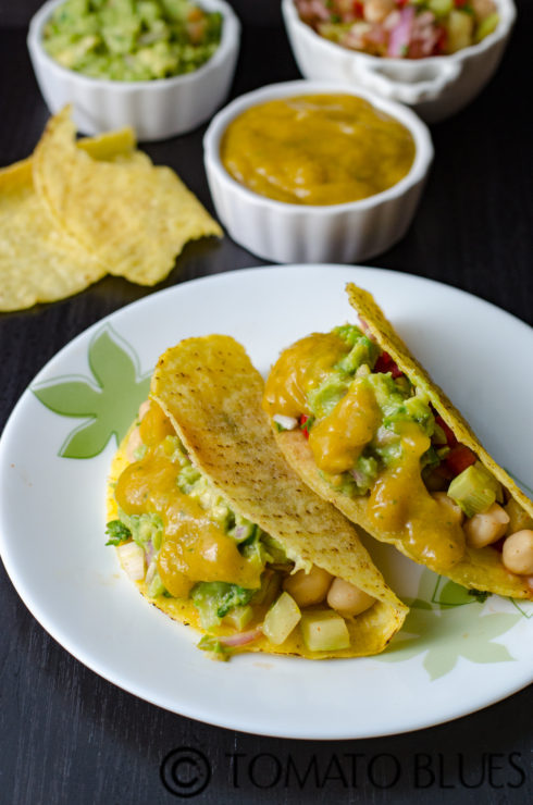 chickpea salad tacos