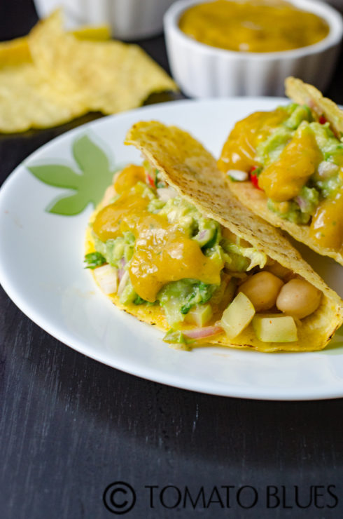 chickpea salad tacos