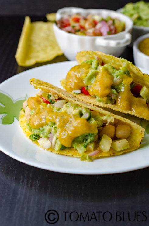 chickpea salad tacos