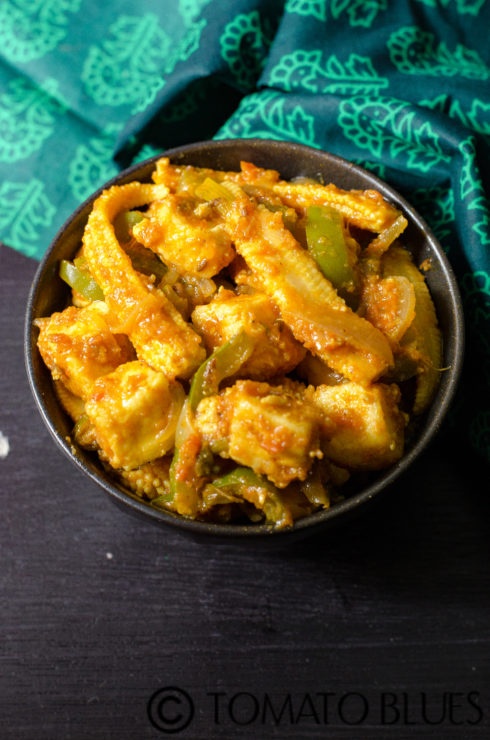 BABY CORN PANEER JALFREZI