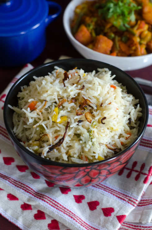 capsicum pulao