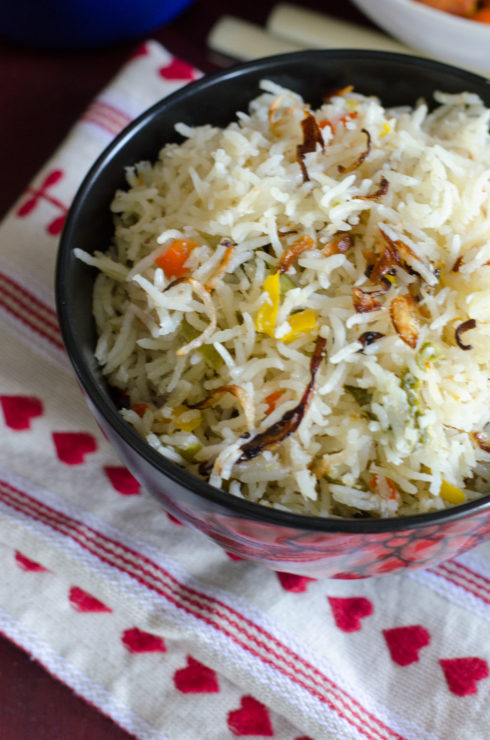 capsicum pulao