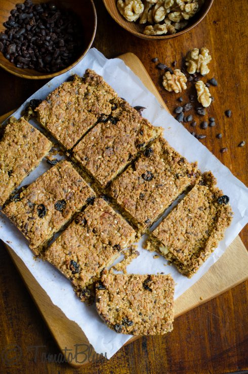 Millet Flakes Granola Bars