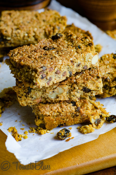 Millet Flakes Granola Bars