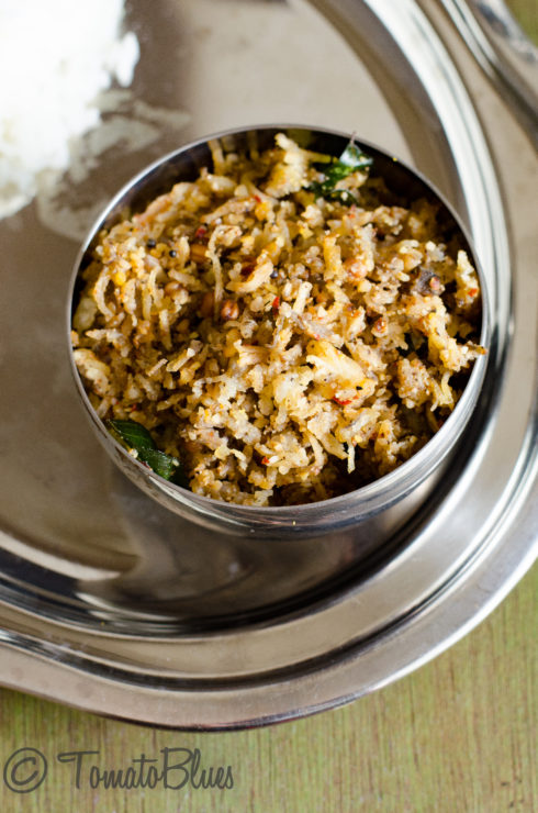 vazhakkai podi curry