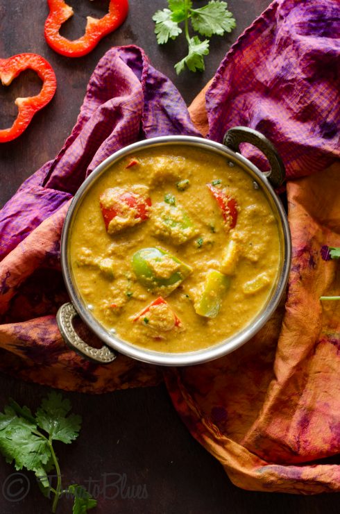 capsicum masala curry