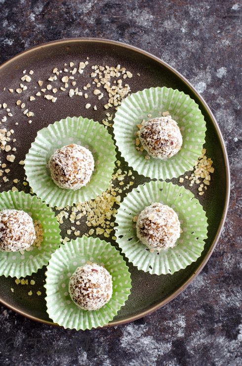 nut free bliss balls