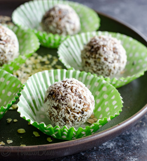 nut free bliss balls