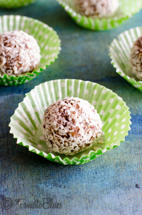 nut free bliss balls