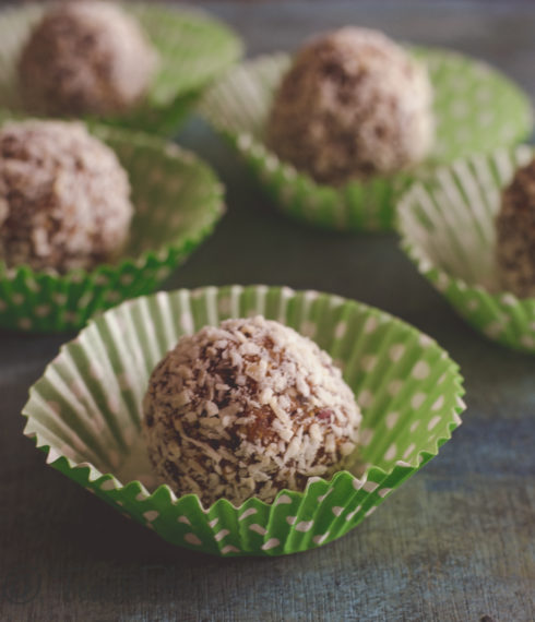 nut free bliss balls