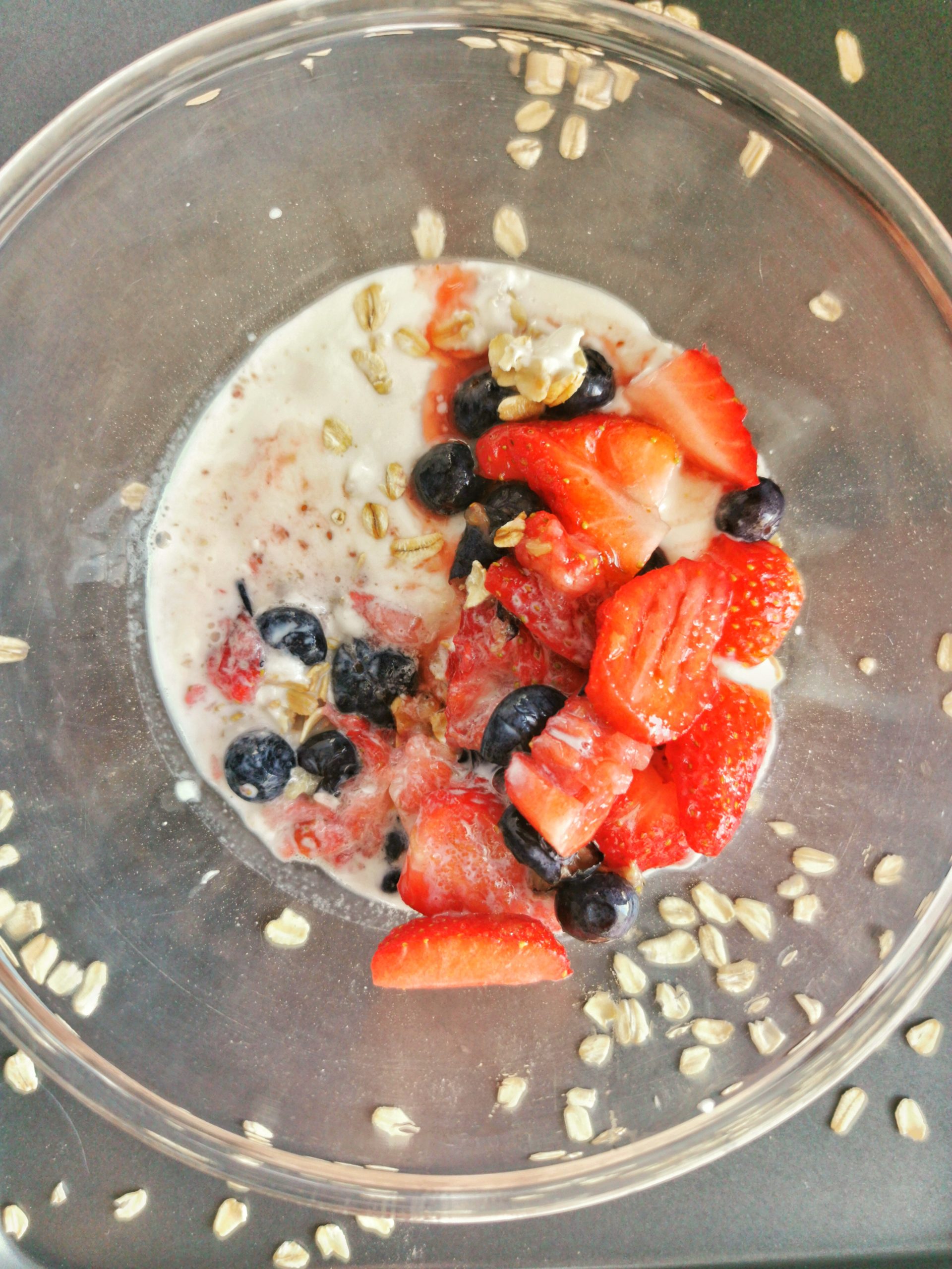 Mixed Berry Overnight Oat and Yogurt Parfaits - Sweet Savory and Steph