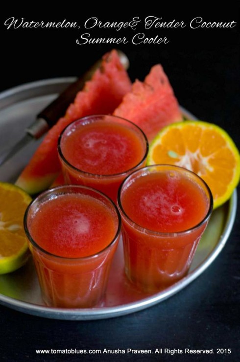 orange watermelon juice