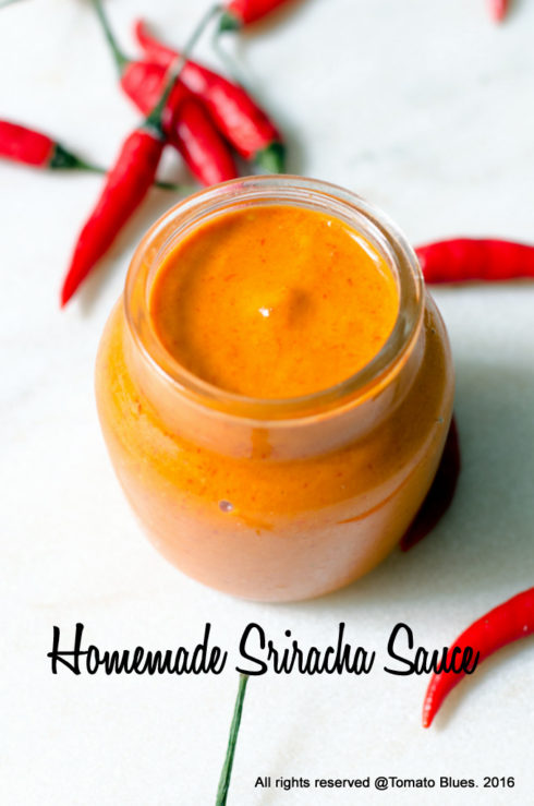 homemade sriracha sauce