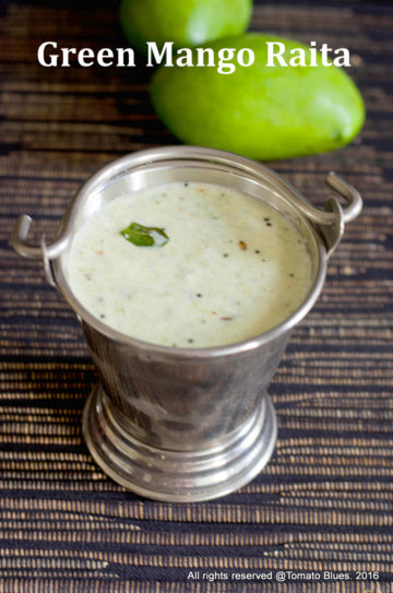 raw mango raita