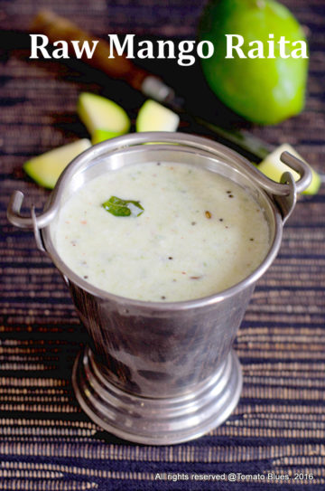 raw mango raita