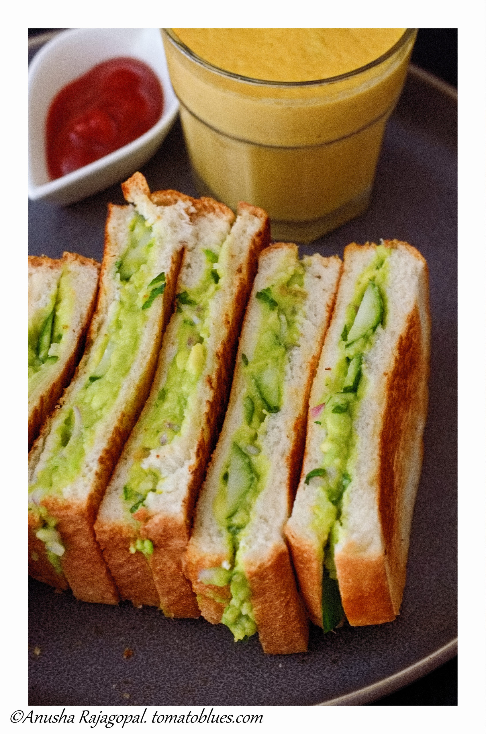 guacamole sandwich