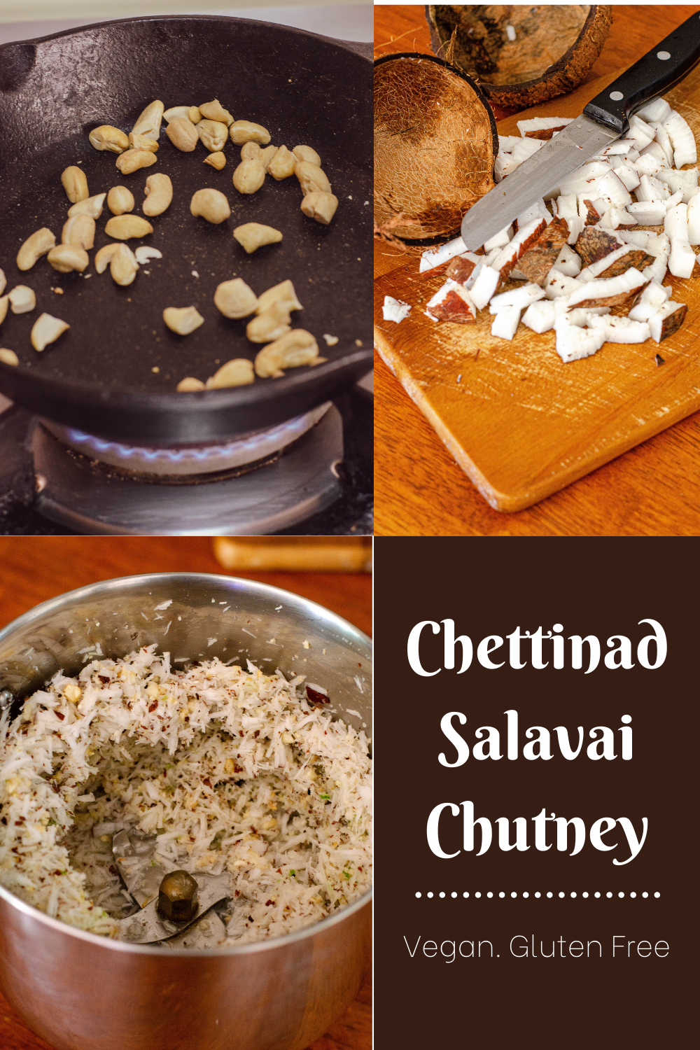 Steps involved in making Chettinad Salavai Chutney