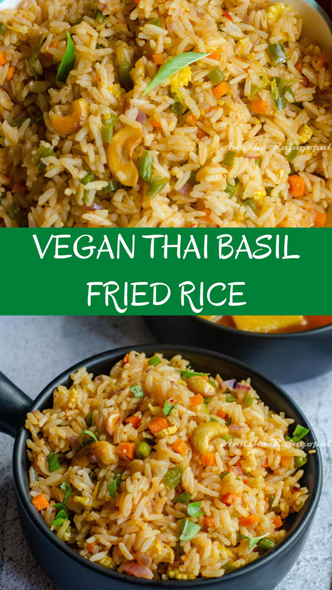 Vegan thai basil fried rice on pinterest