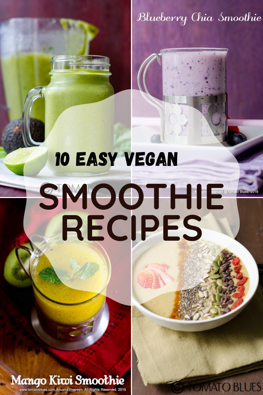 10 easy vegan smoothie recipes for summer