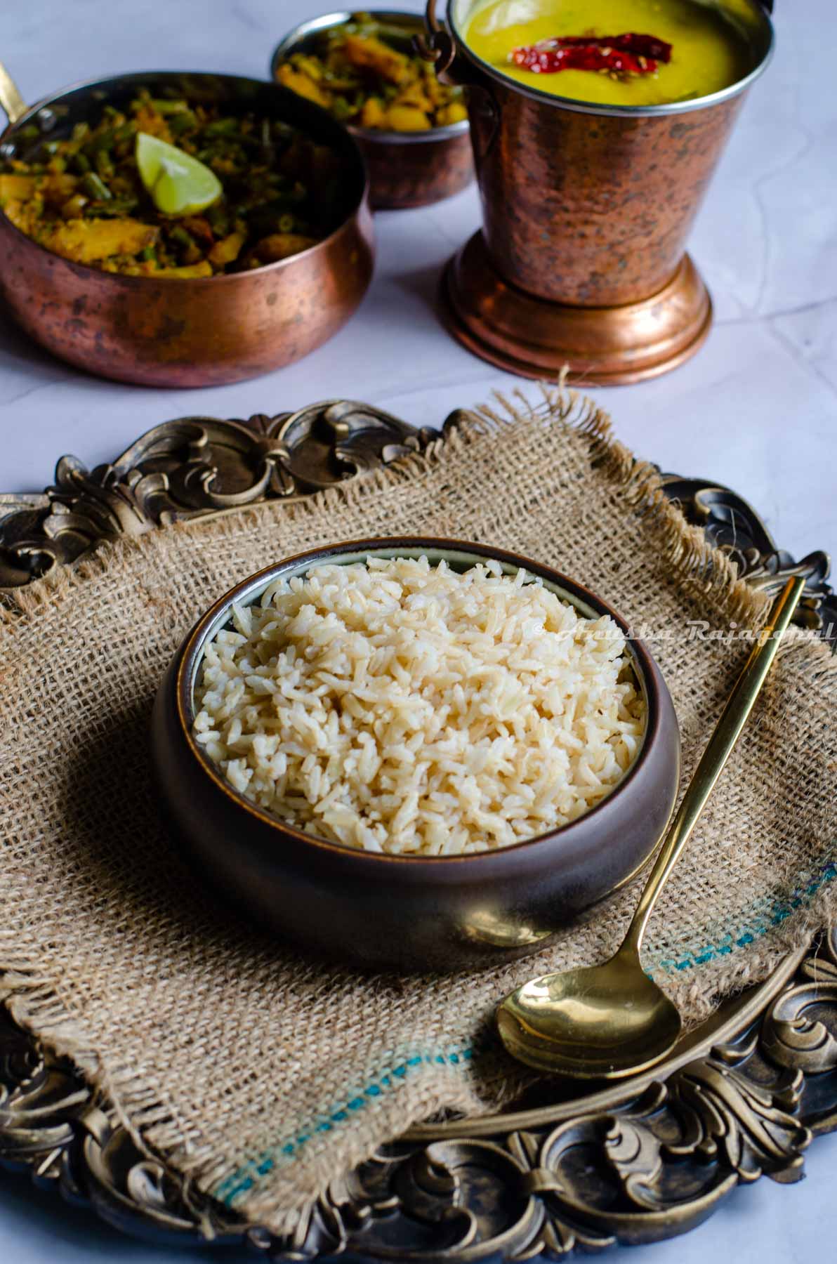 Instant Pot Brown Basmati Rice • The Incredible Bulks